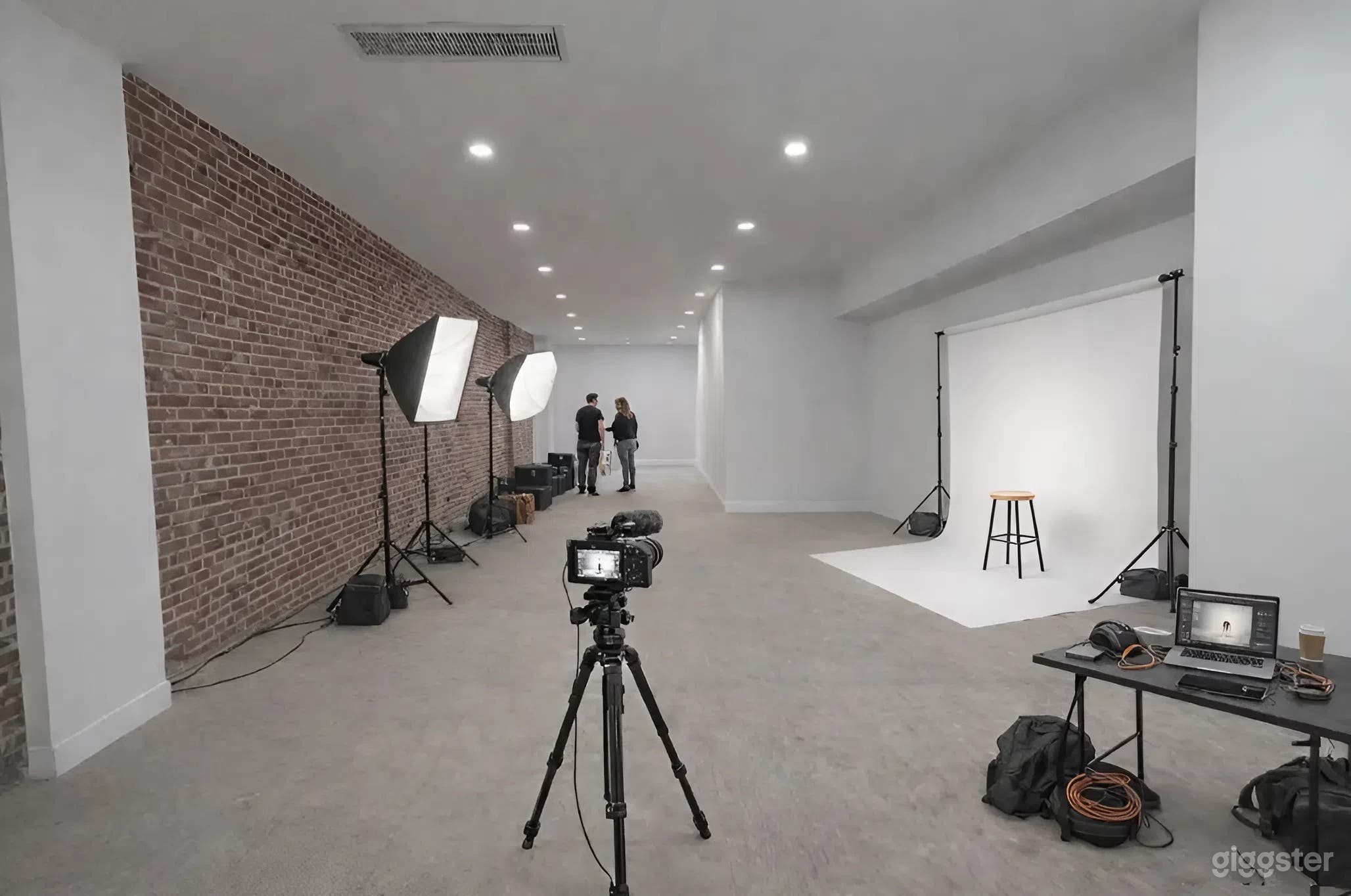 2,600 sq ft Two-Level Downtown Venue — Full Glass Storefront Photo 2