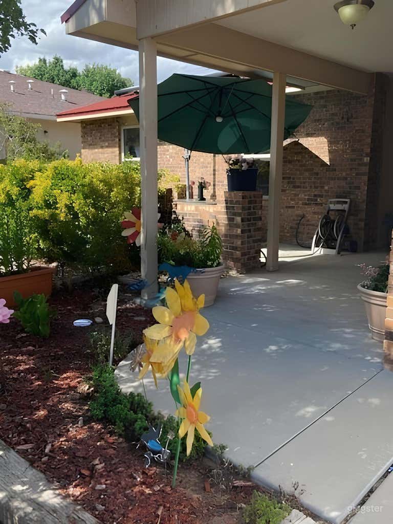  Whimsical Backyard with Hawaiian Mural 
