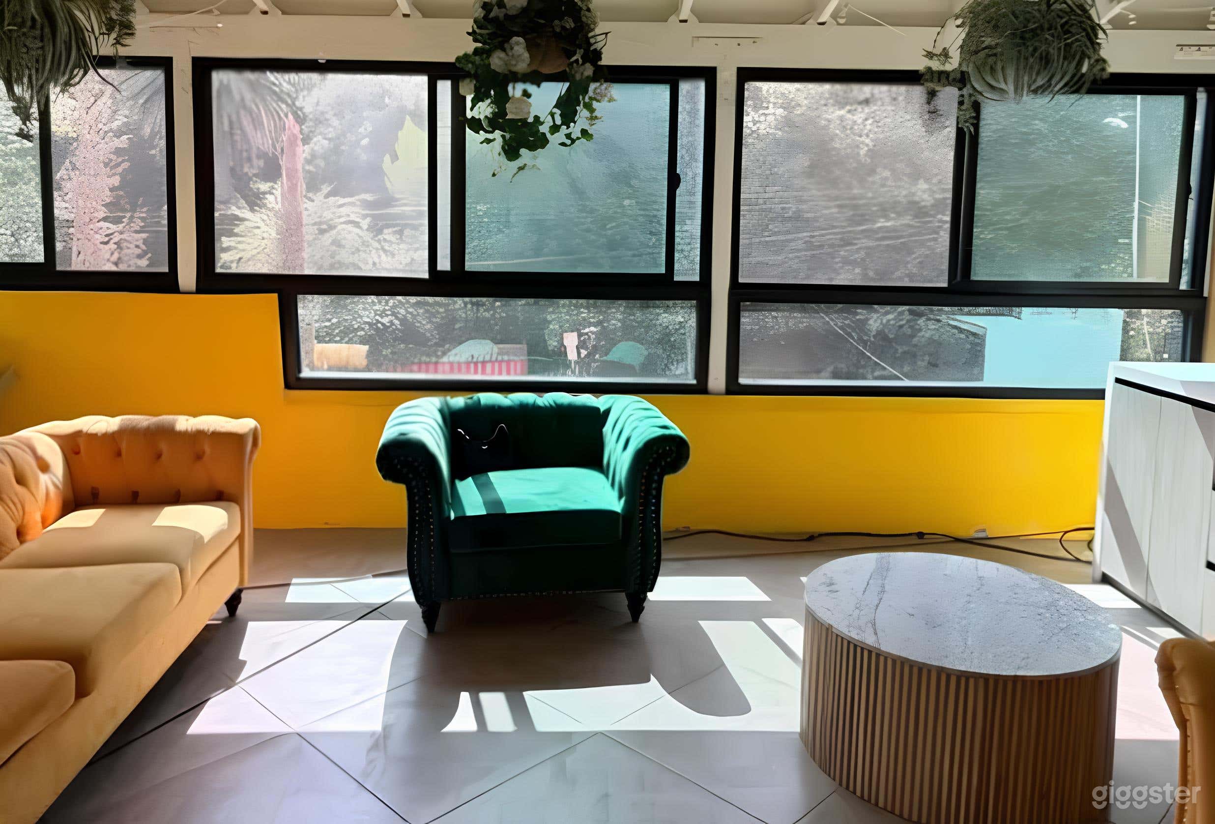 Bright and Comfy Waiting Area for Productions Photo 4