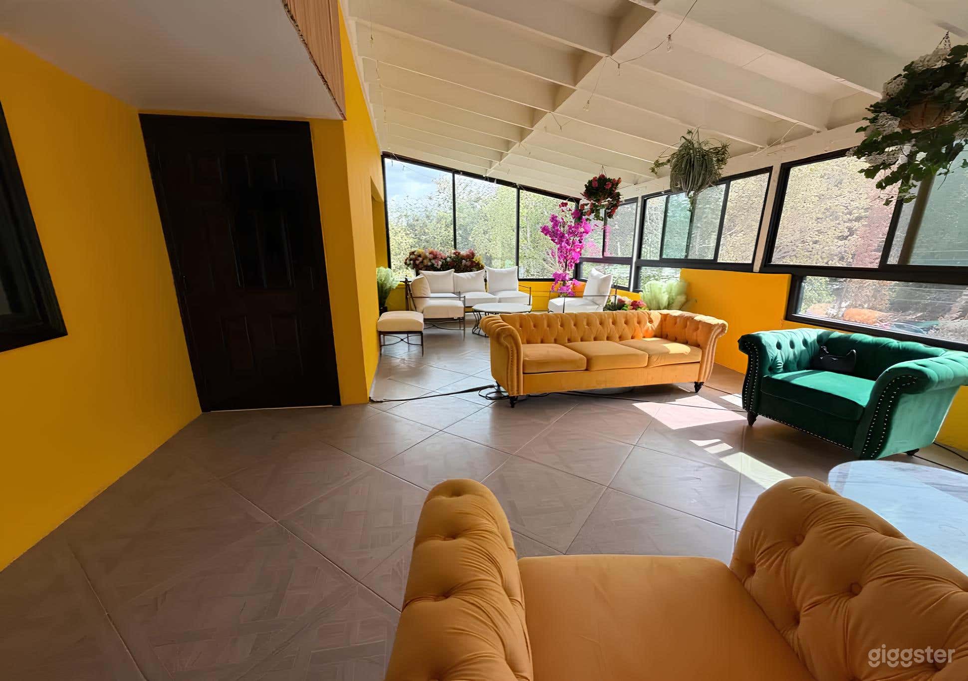 Bright and Comfy Waiting Area for Productions Photo 1