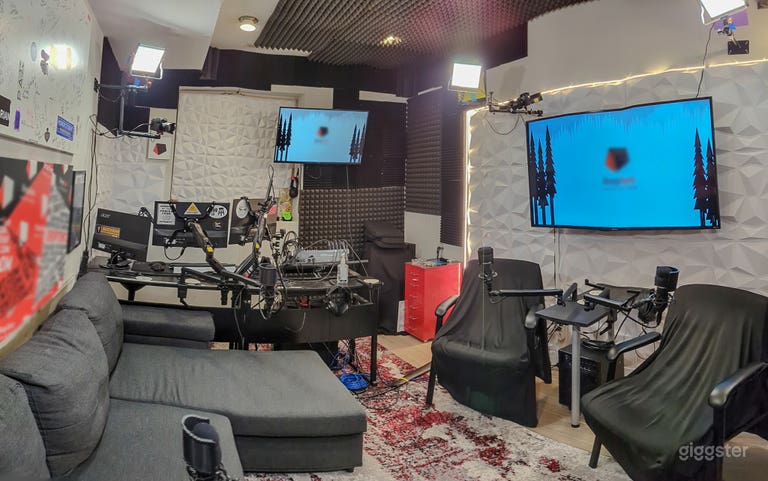  Podcast Studio with Production & Design Services  