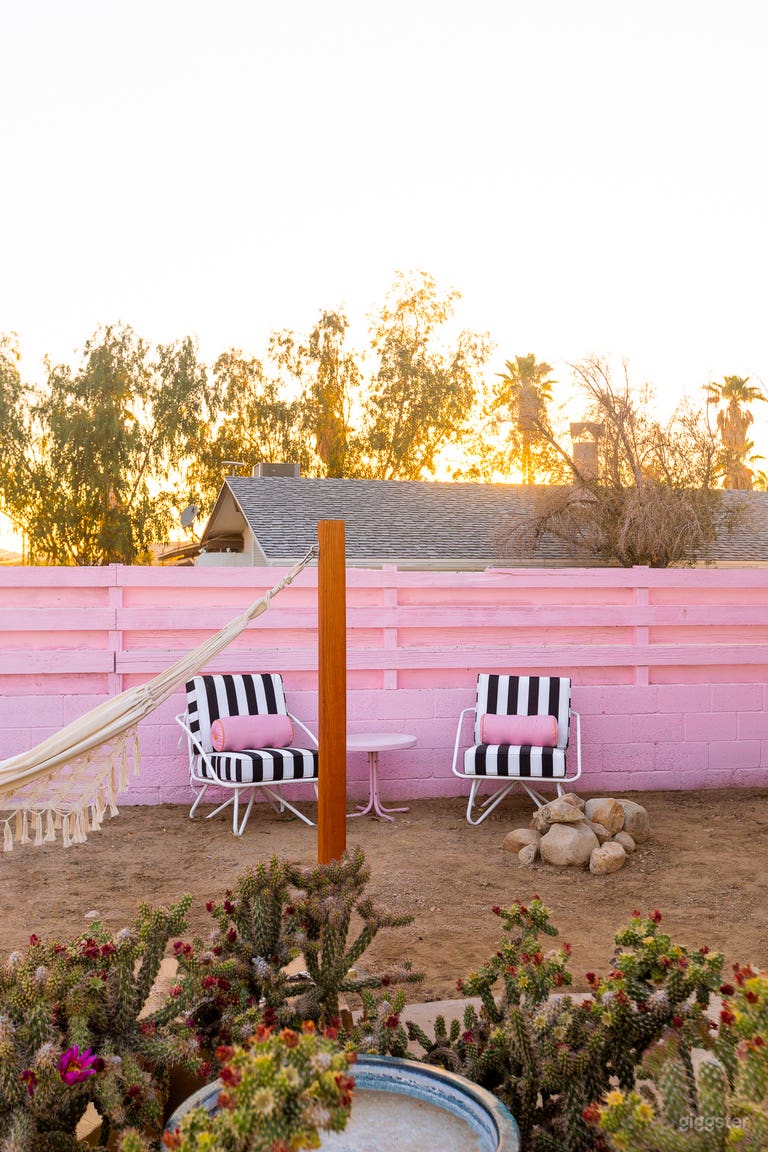  Pink Midcentury Desert Home | Cowboy Pool | Disco | JTNP 