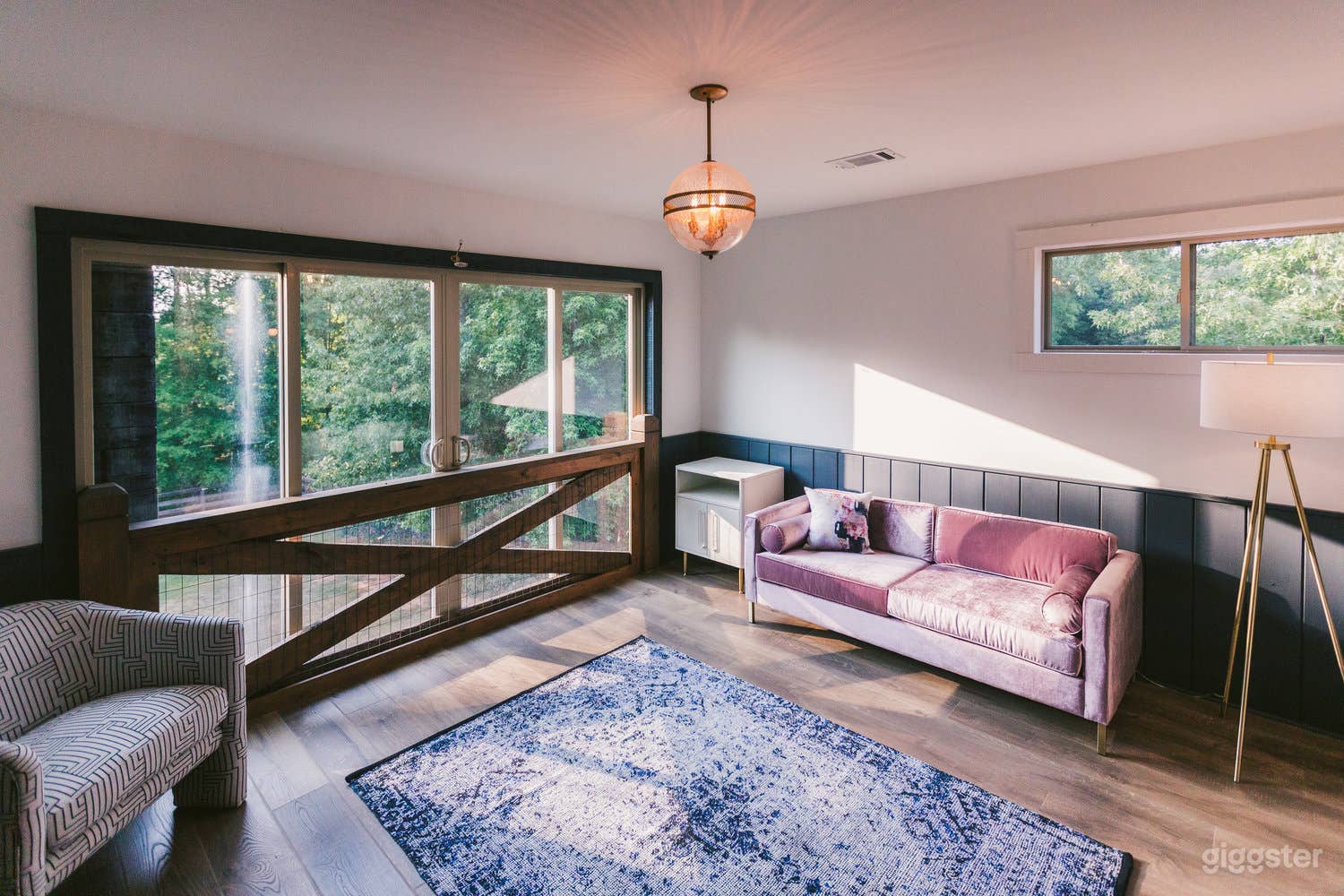 Private room upstairs (aka "the bridal suite"); lots of full length mirrors, &amp; a peaceful view