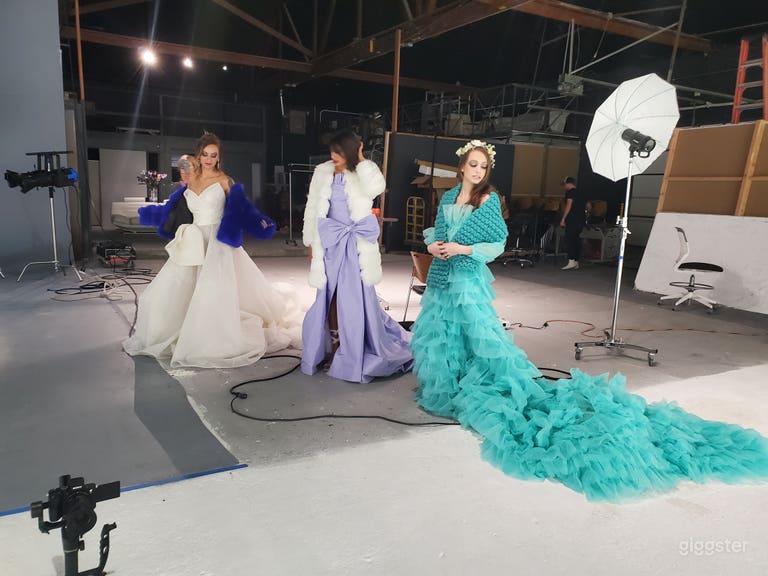  A fashion shoot in the studio 