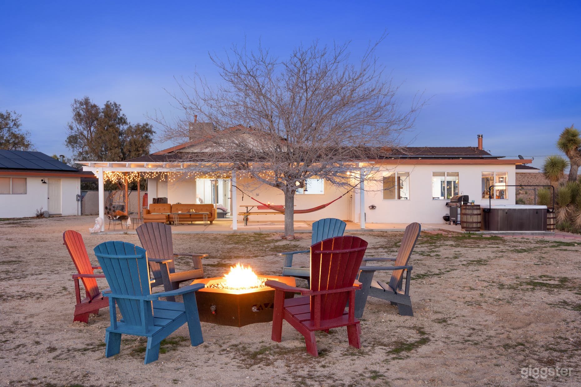 Joshua Tree Backyard Desert Canvas Photo 1