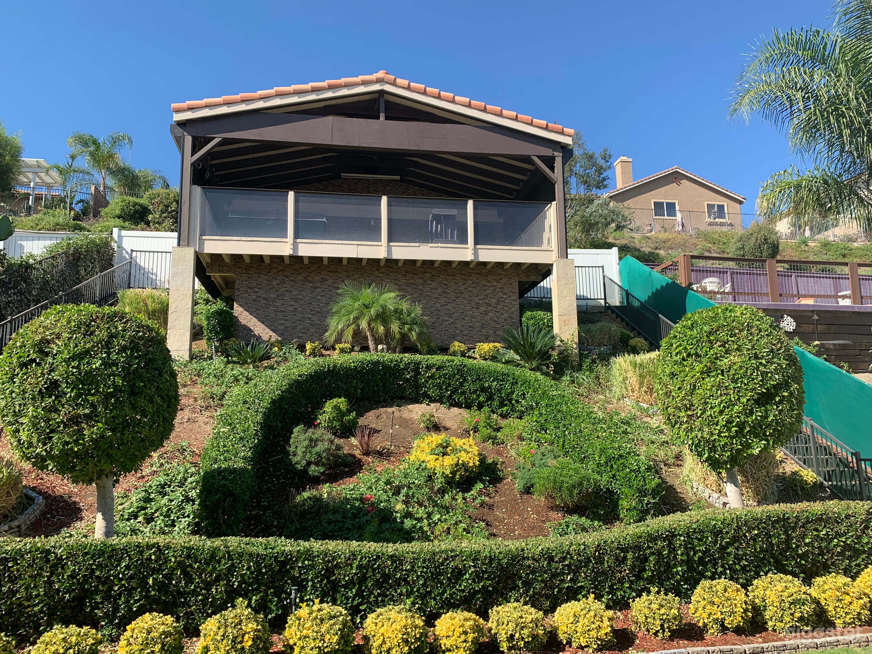 Rear yard entertainment