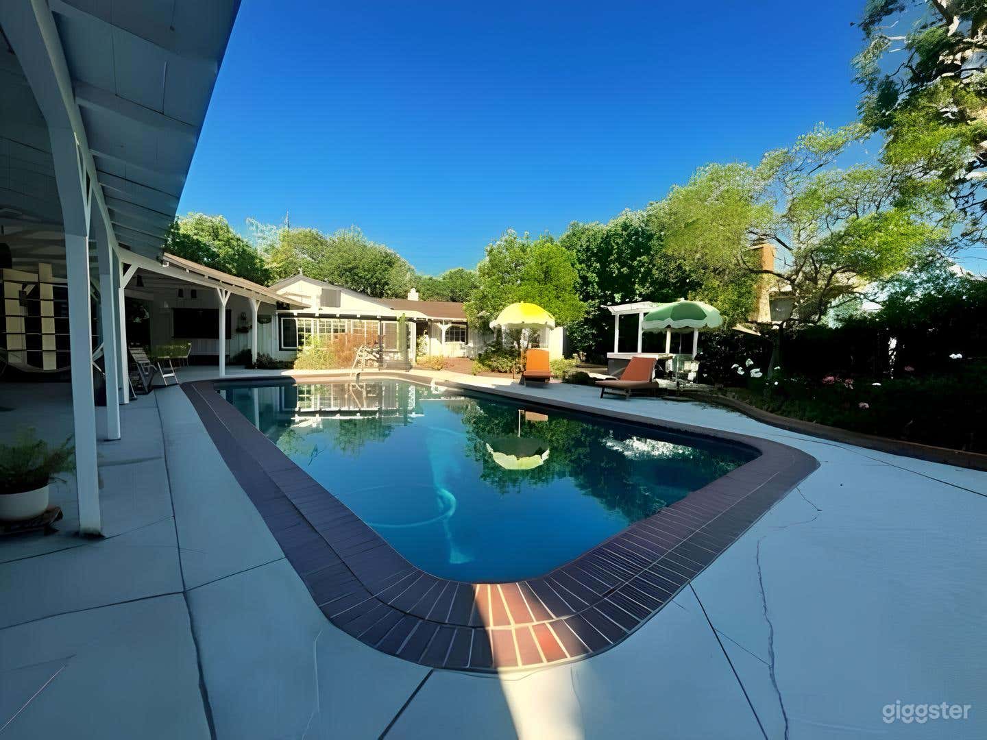 Retro Poolside Bliss Photo 3