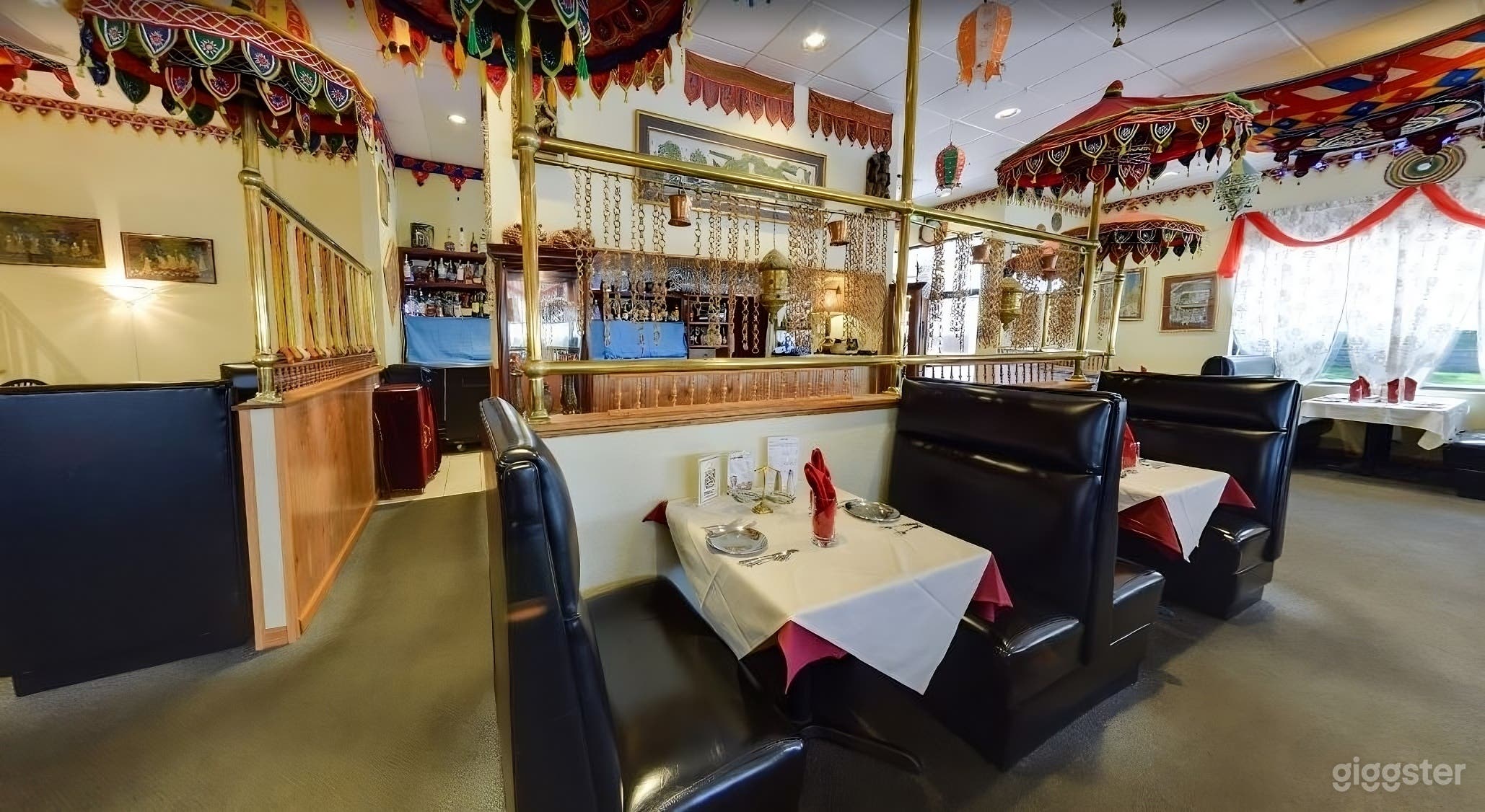 Dining Area in Denver's Indian Restaurant Photo 4