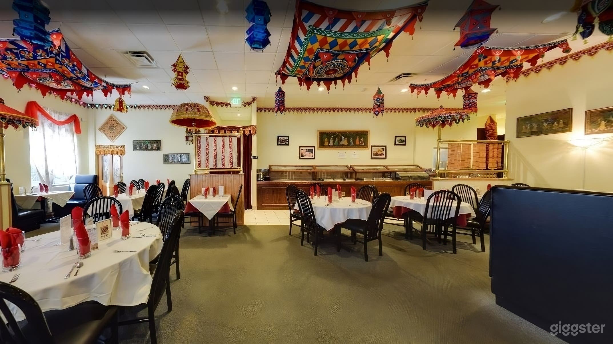 Dining Area in Denver's Indian Restaurant Photo 3