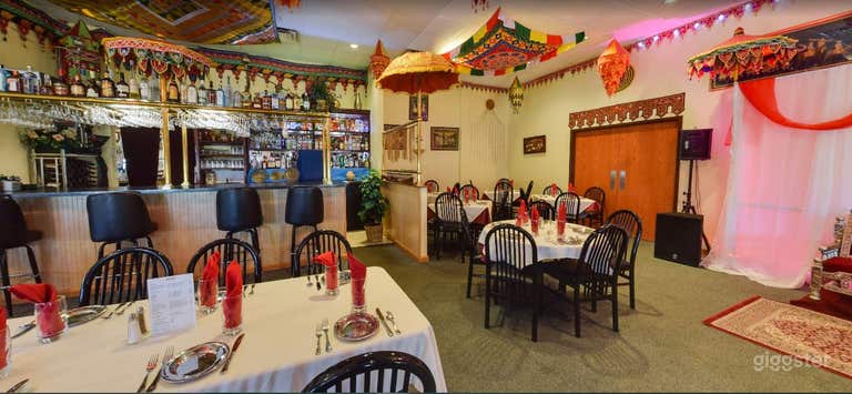  Dining Area in Denver's Indian Restaurant 