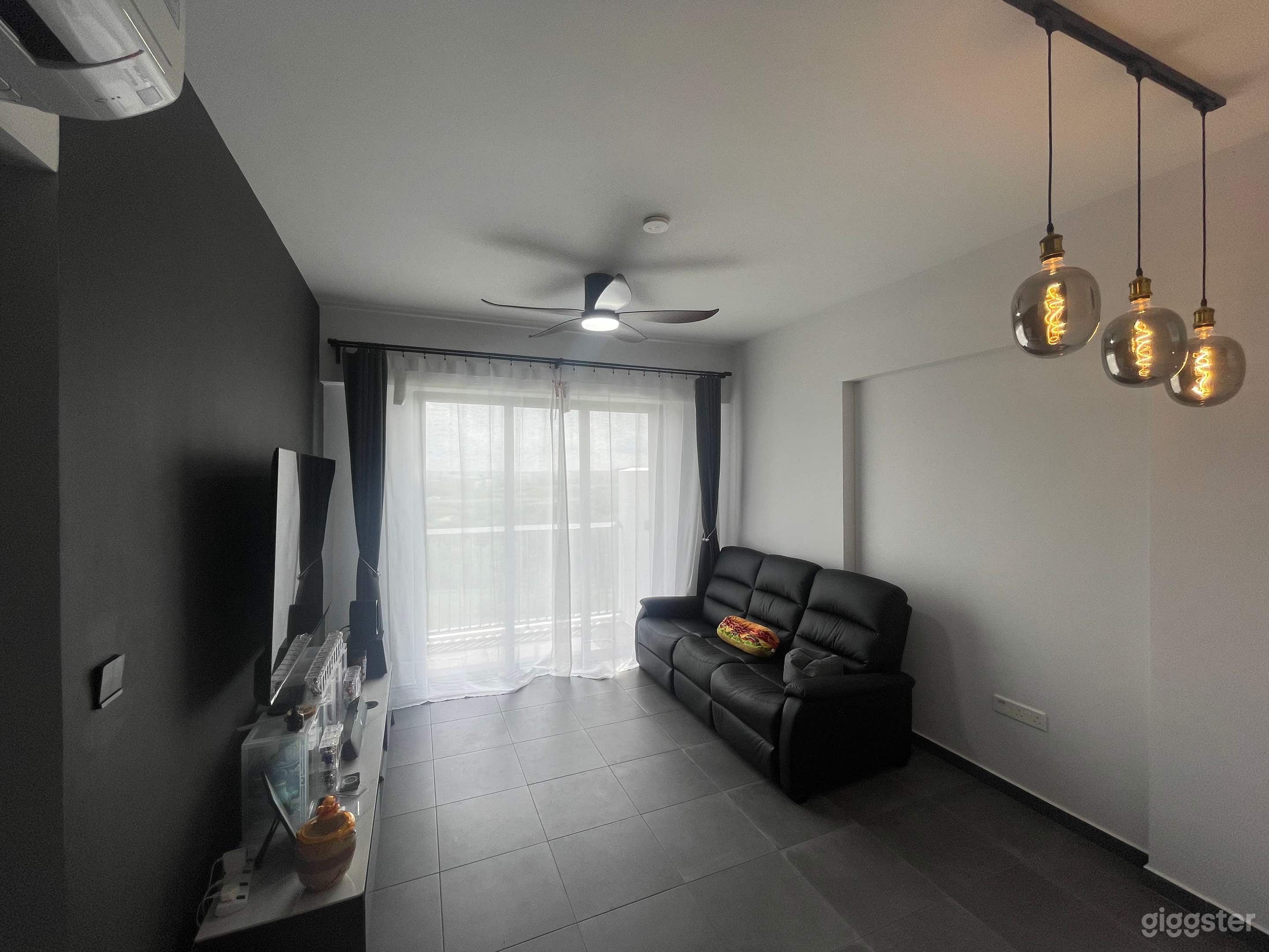 Modern Minimalist Industrial HDB 3RM Photo 1