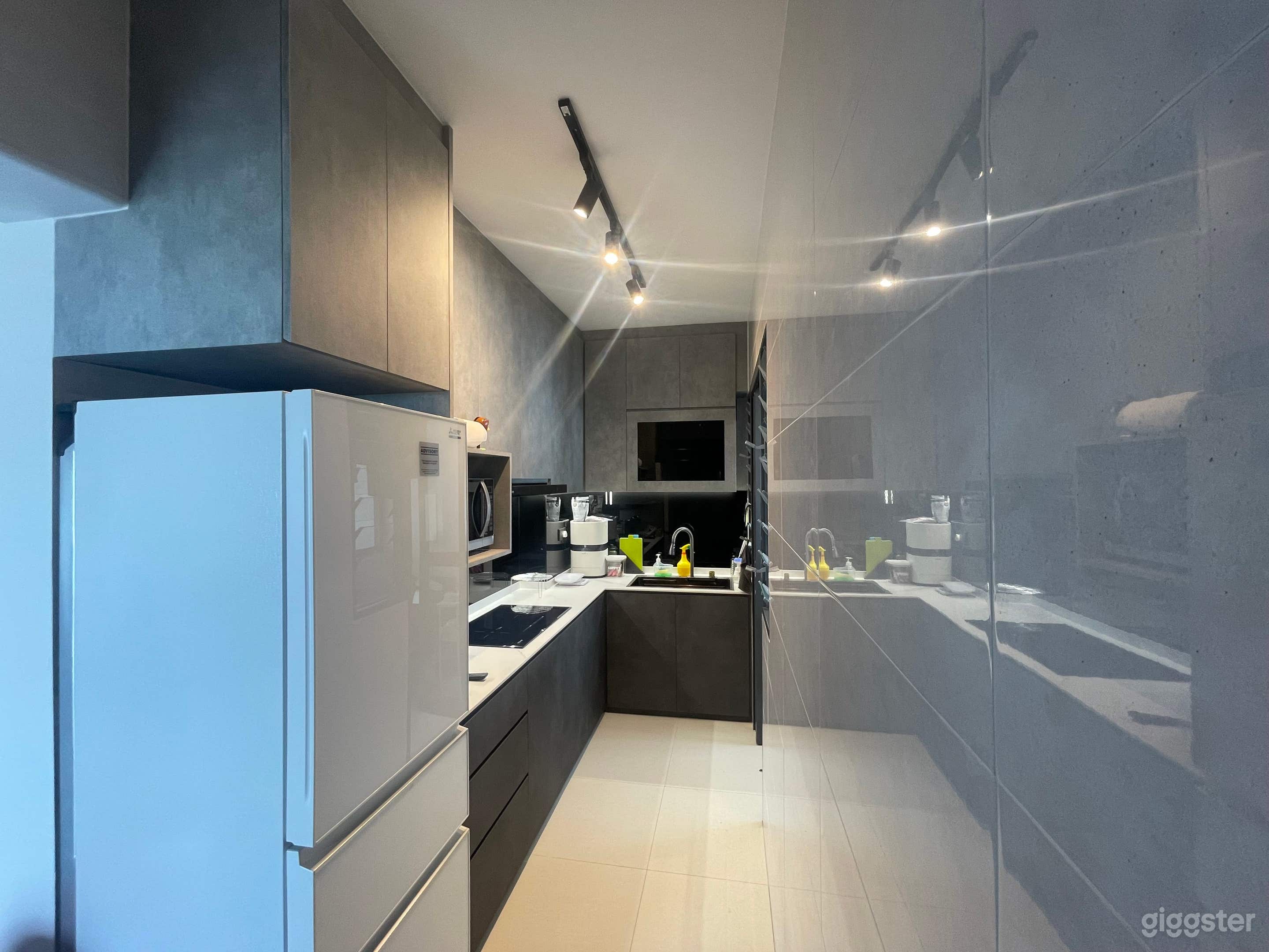 Modern Minimalist Industrial HDB 3RM Photo 2