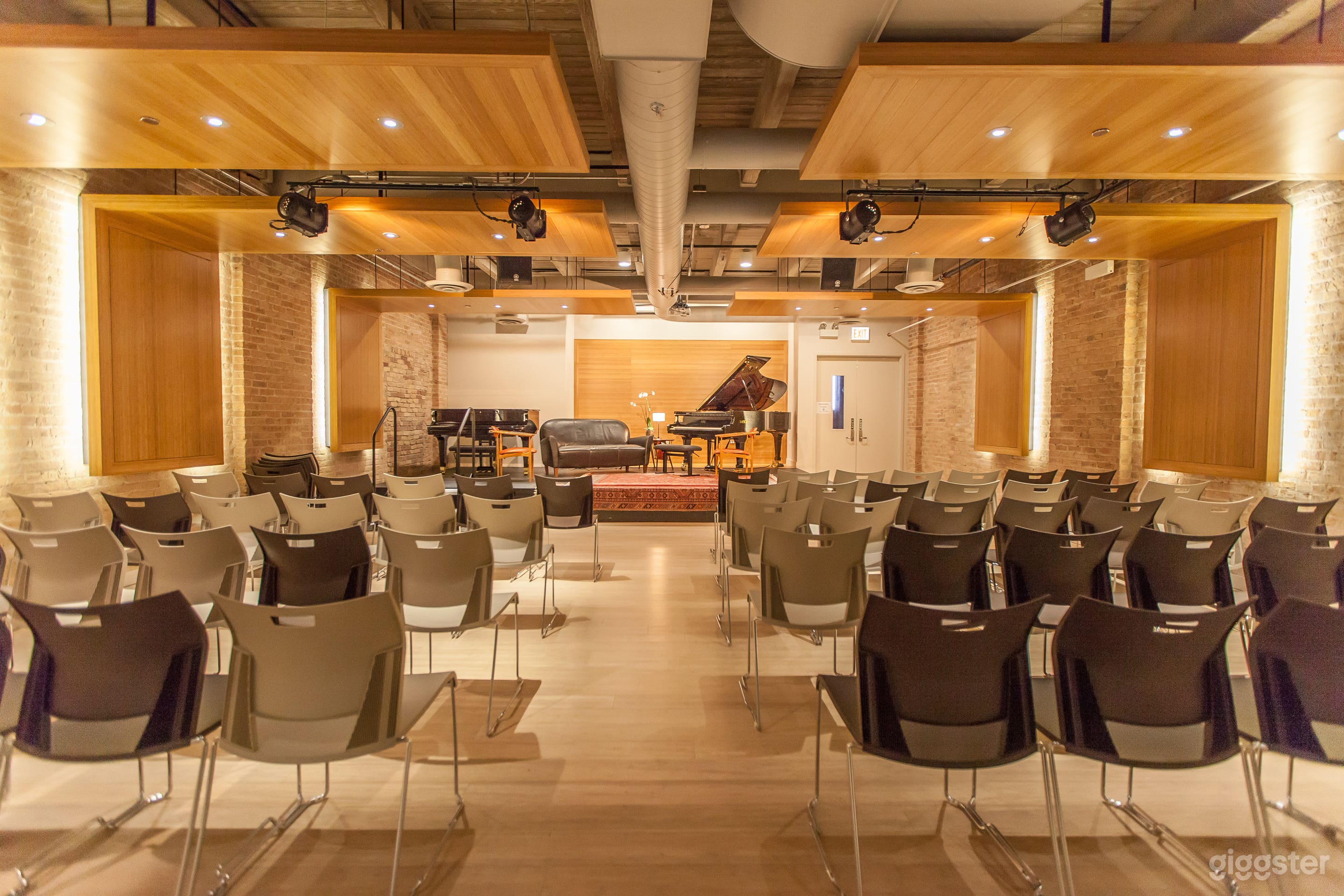 PianoForte stage and seats