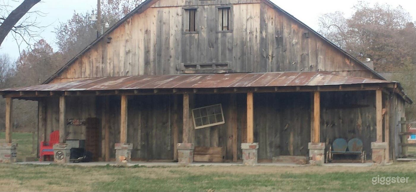 Front of the barn