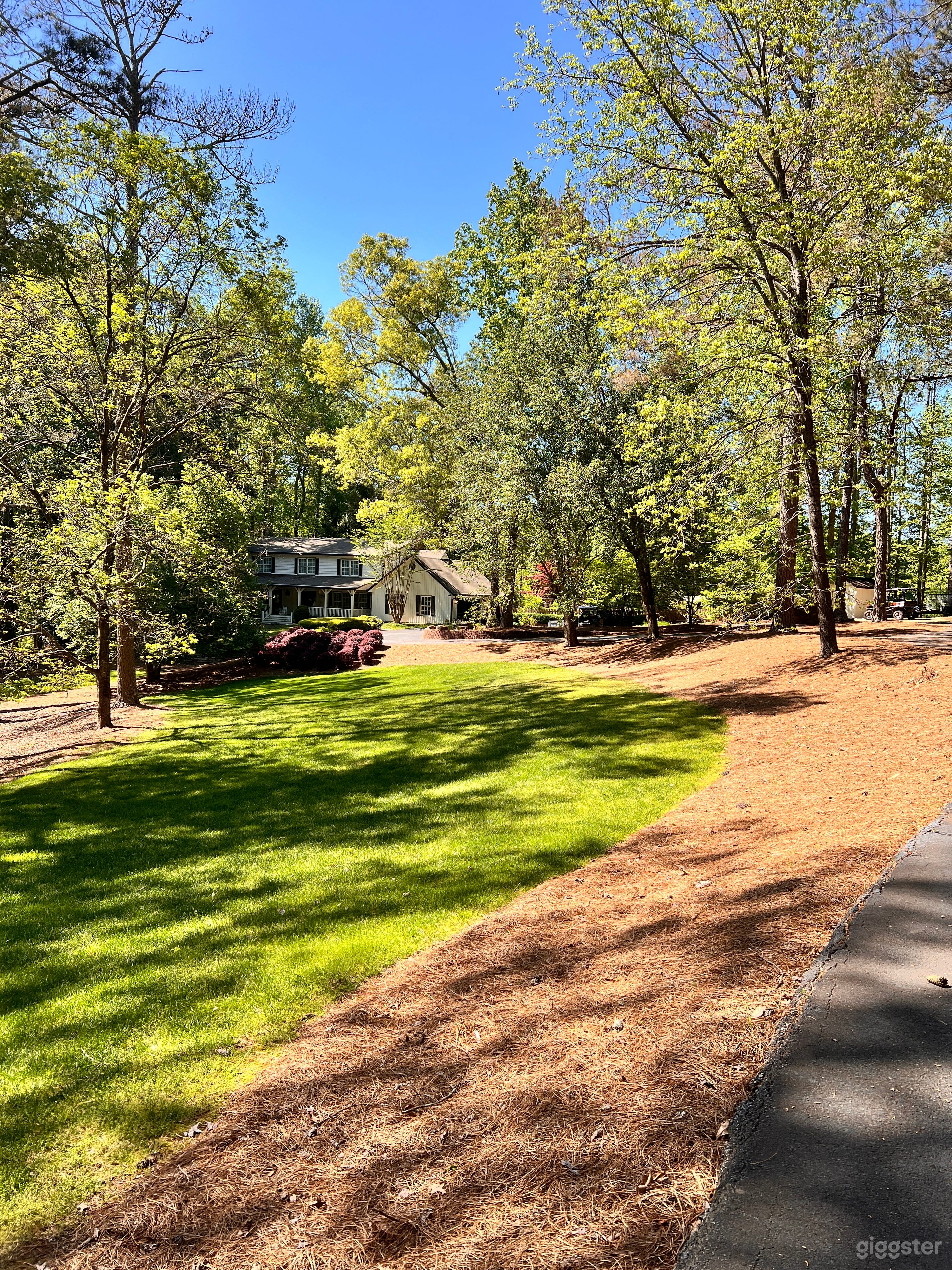 View of Home from long driveway