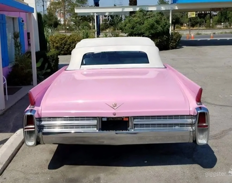  76,014 Classic Pink Convertible Cadillac  