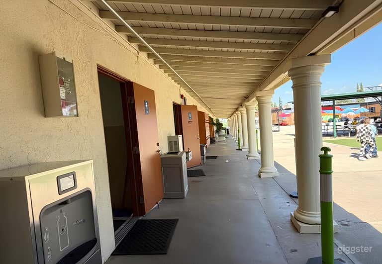  Outdoor Corridor and Locker Area 