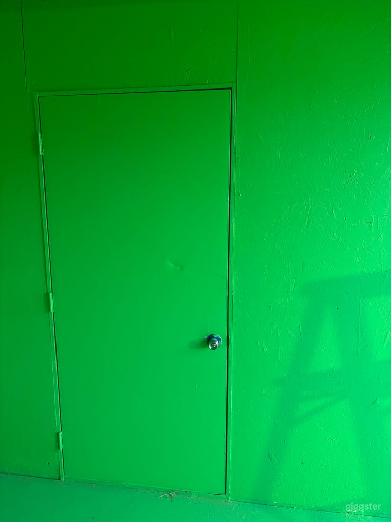  It’s a green screen room 