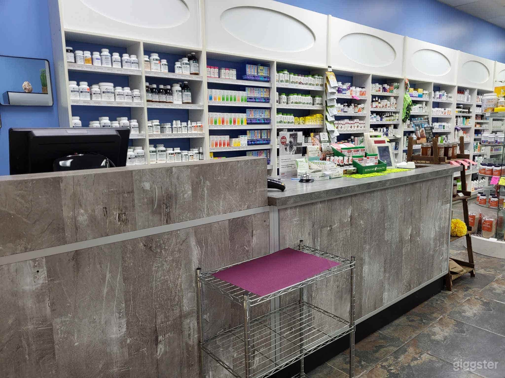 close up front counter