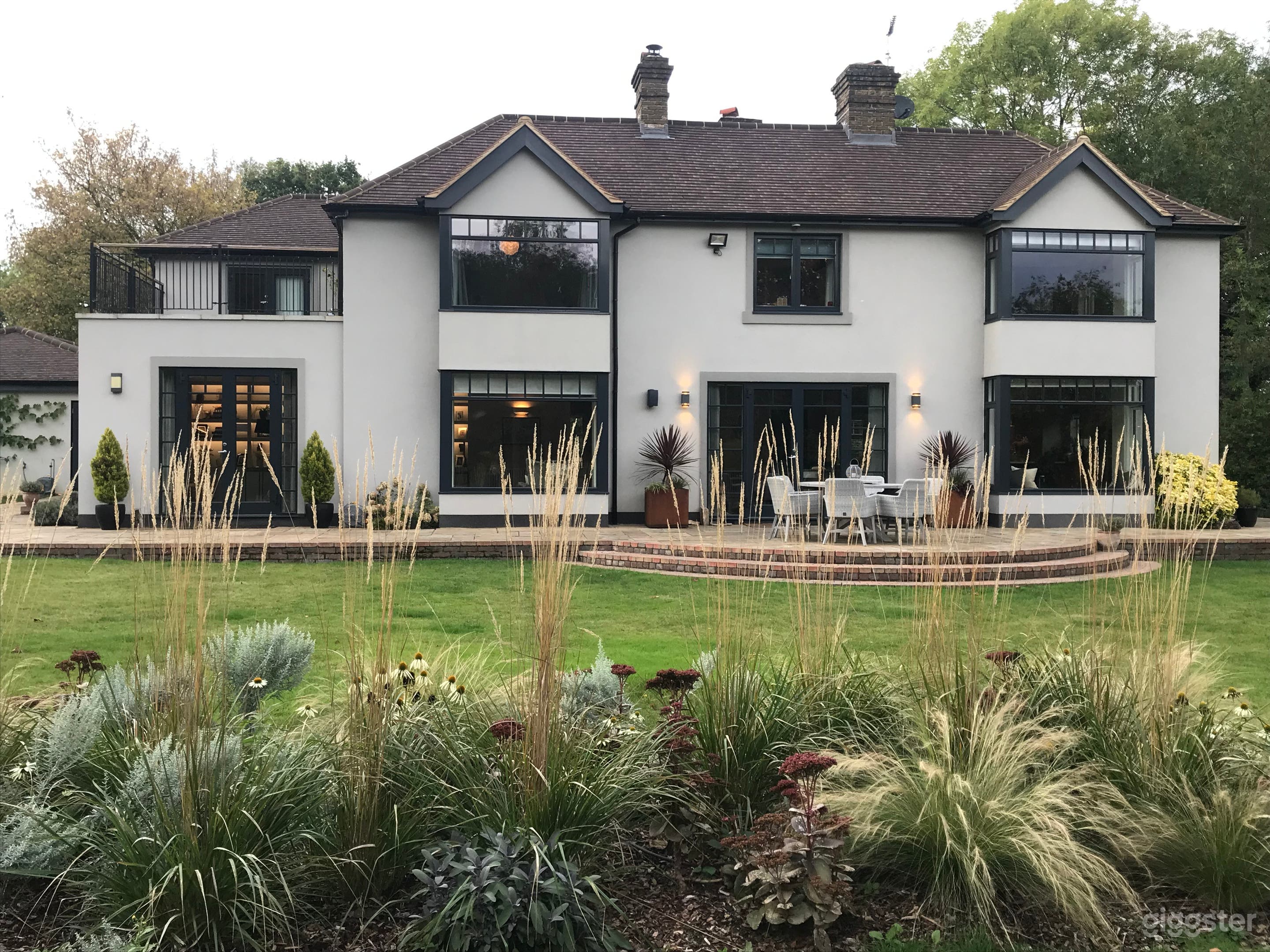 Rear of house with established garden