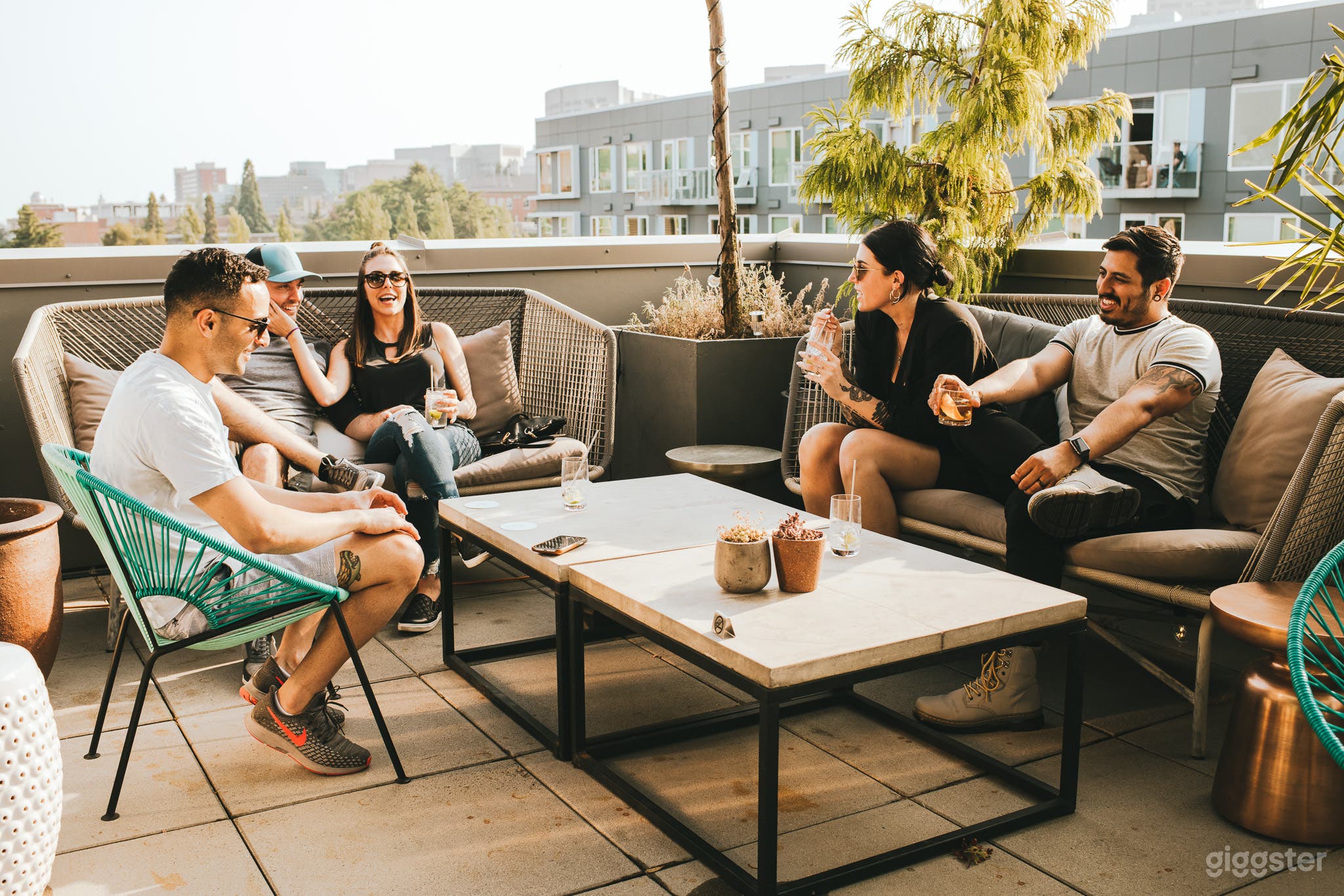 Modern Bohemian Rooftop Elegance Photo 4