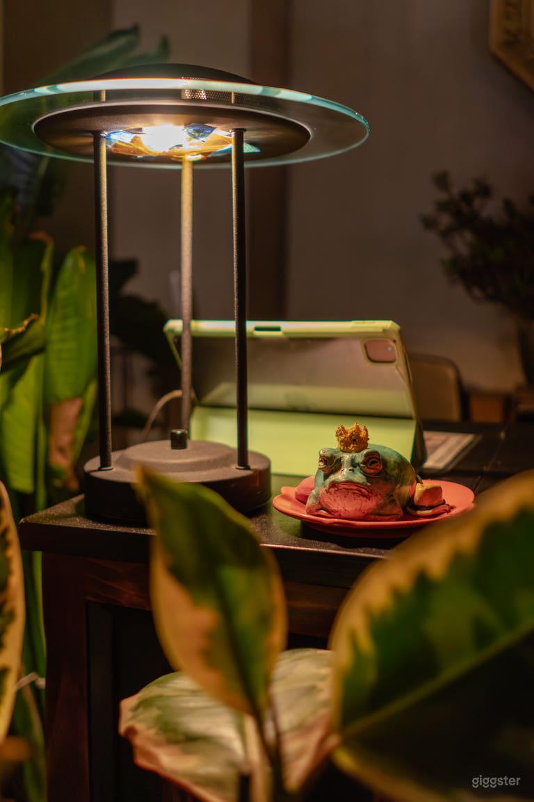  Moody Cocktail Lounge with Built-In DJ Setup 