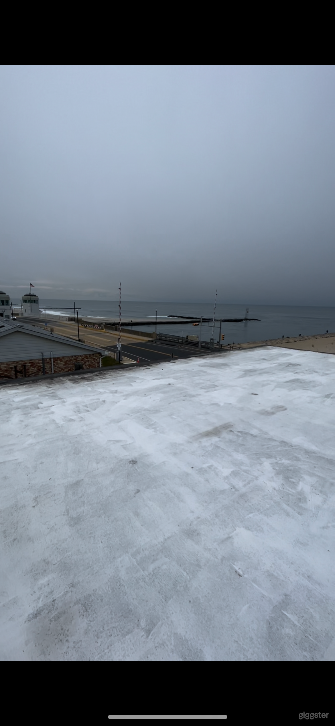 NJ Ocean pier inlet front 3rd story flat Rooftop  Photo 1