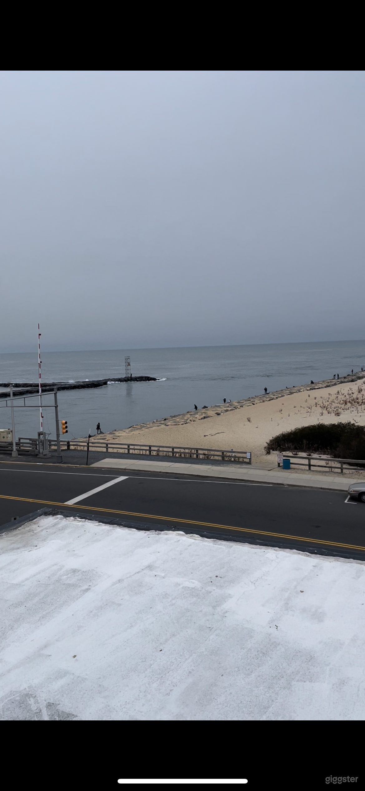 NJ Ocean pier inlet front 3rd story flat Rooftop  Photo 4