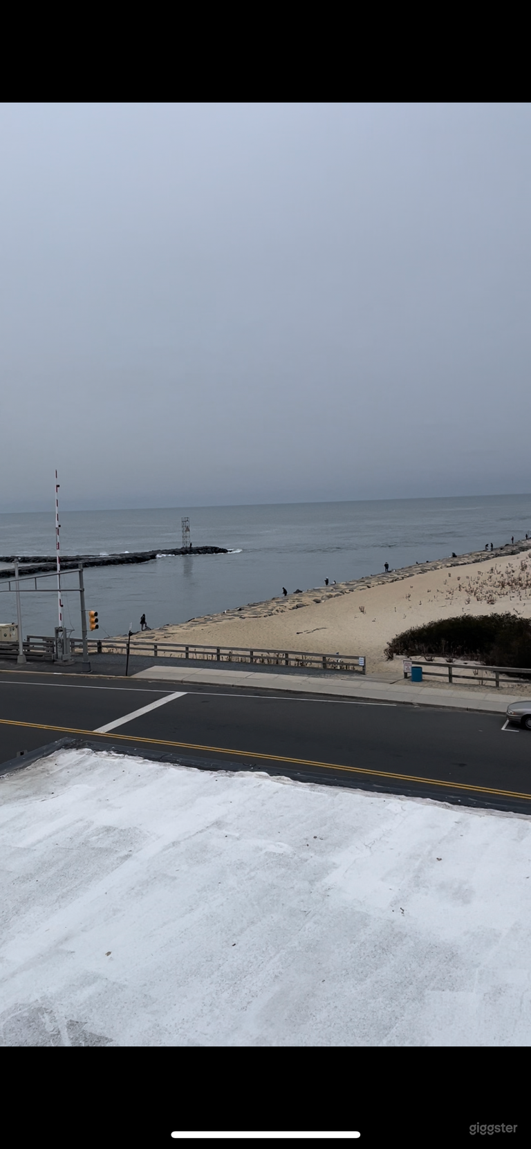  NJ Ocean pier inlet front 3rd story flat Rooftop  