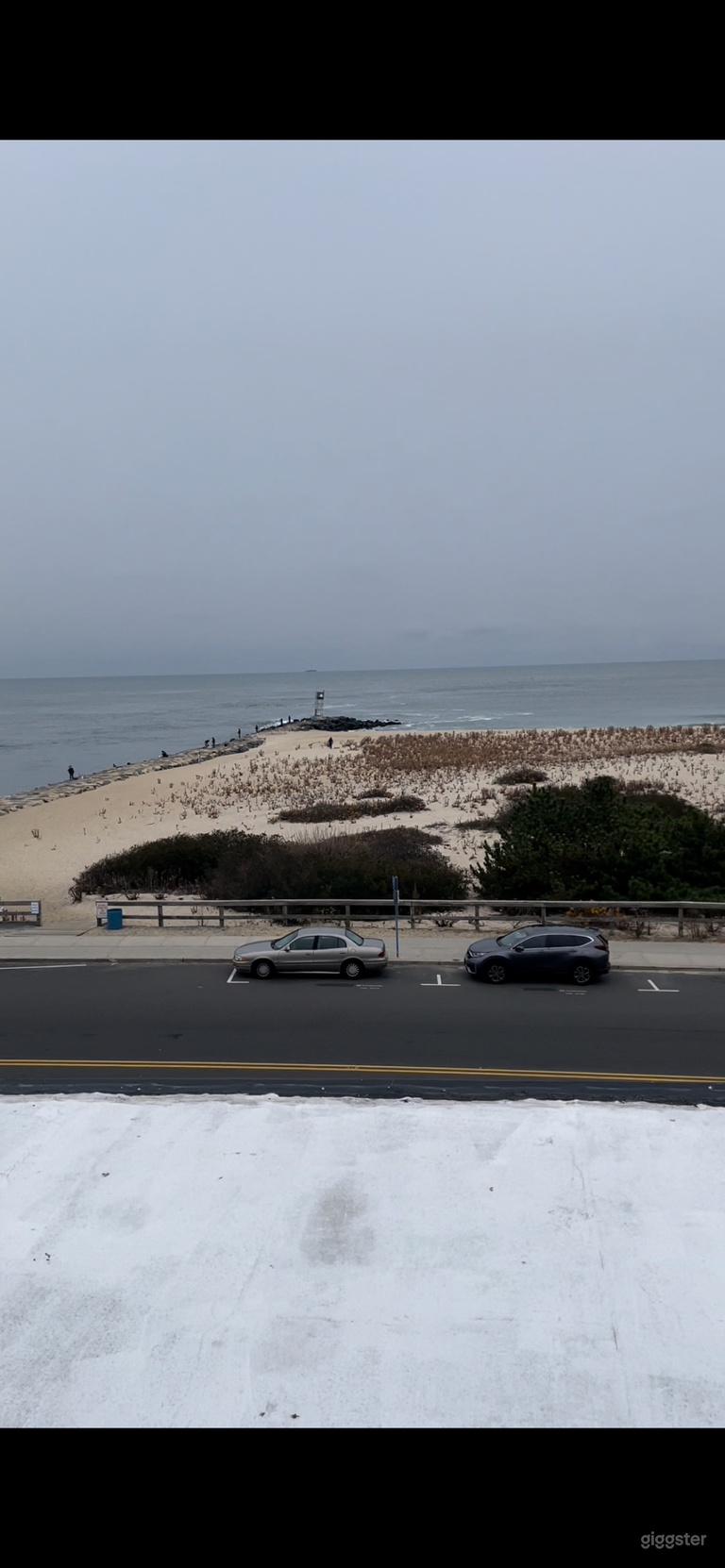  NJ Ocean pier inlet front 3rd story flat Rooftop  