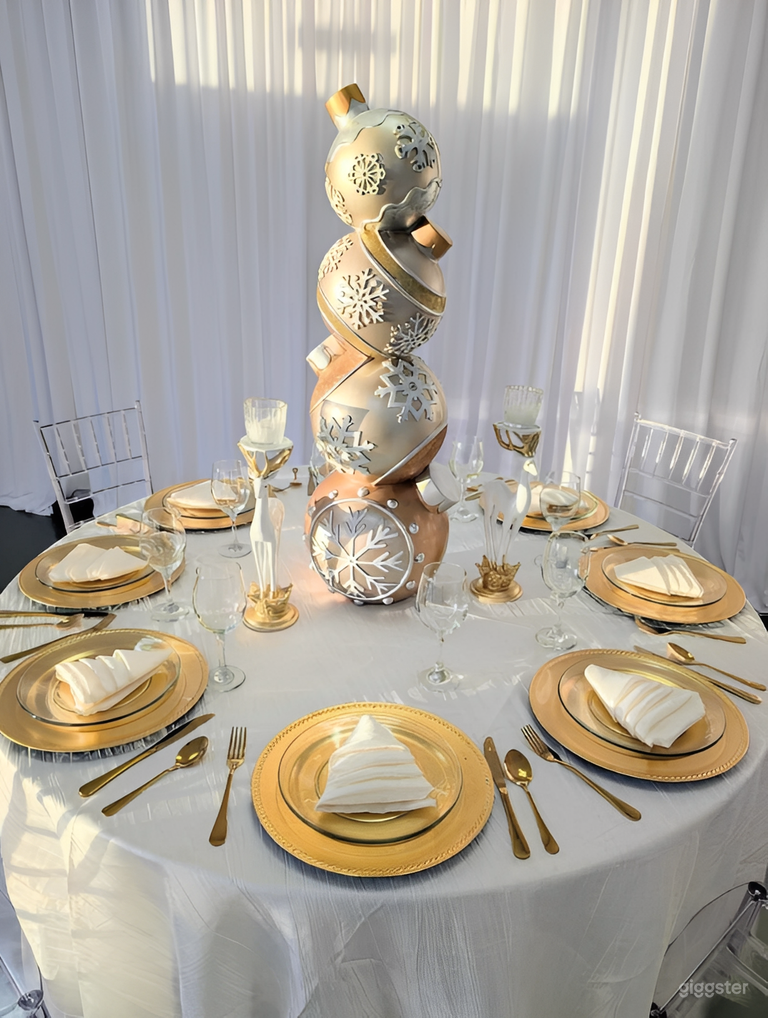  An Elegant All-White Event Hall with In-House Planning/Decor 