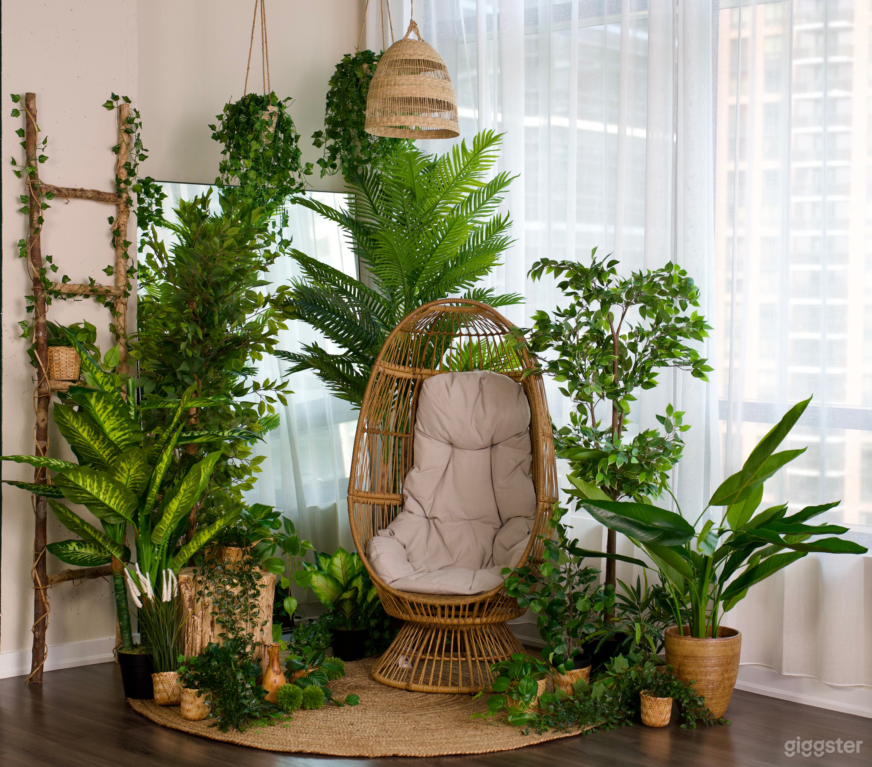 Botanical Bliss | Step into an enchanted jungle theme where nature comes to life in a lush haven of greenery, creating a jungle-like paradise.