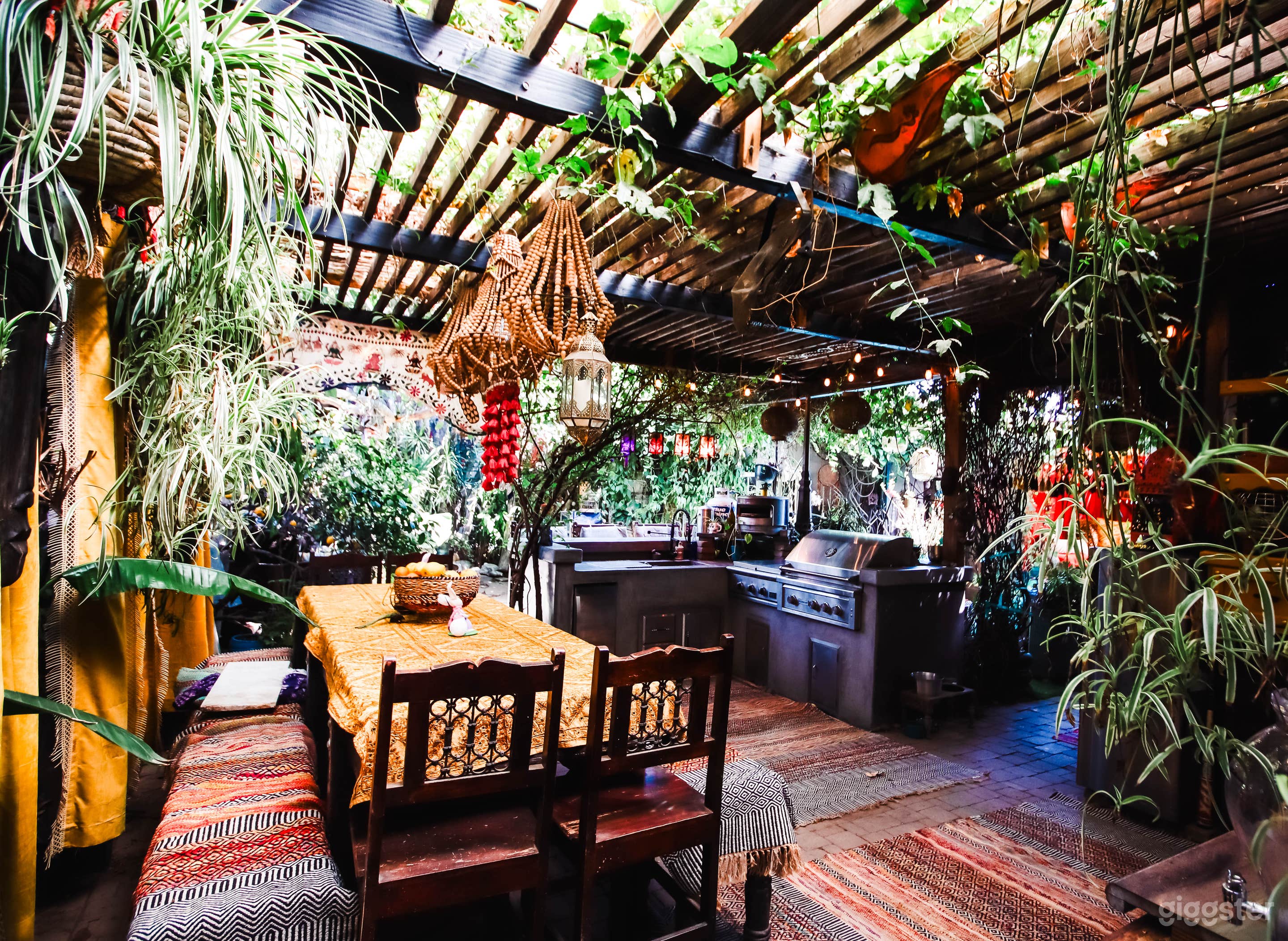 Spanish Boho Villa Jungle Garden Photo 1