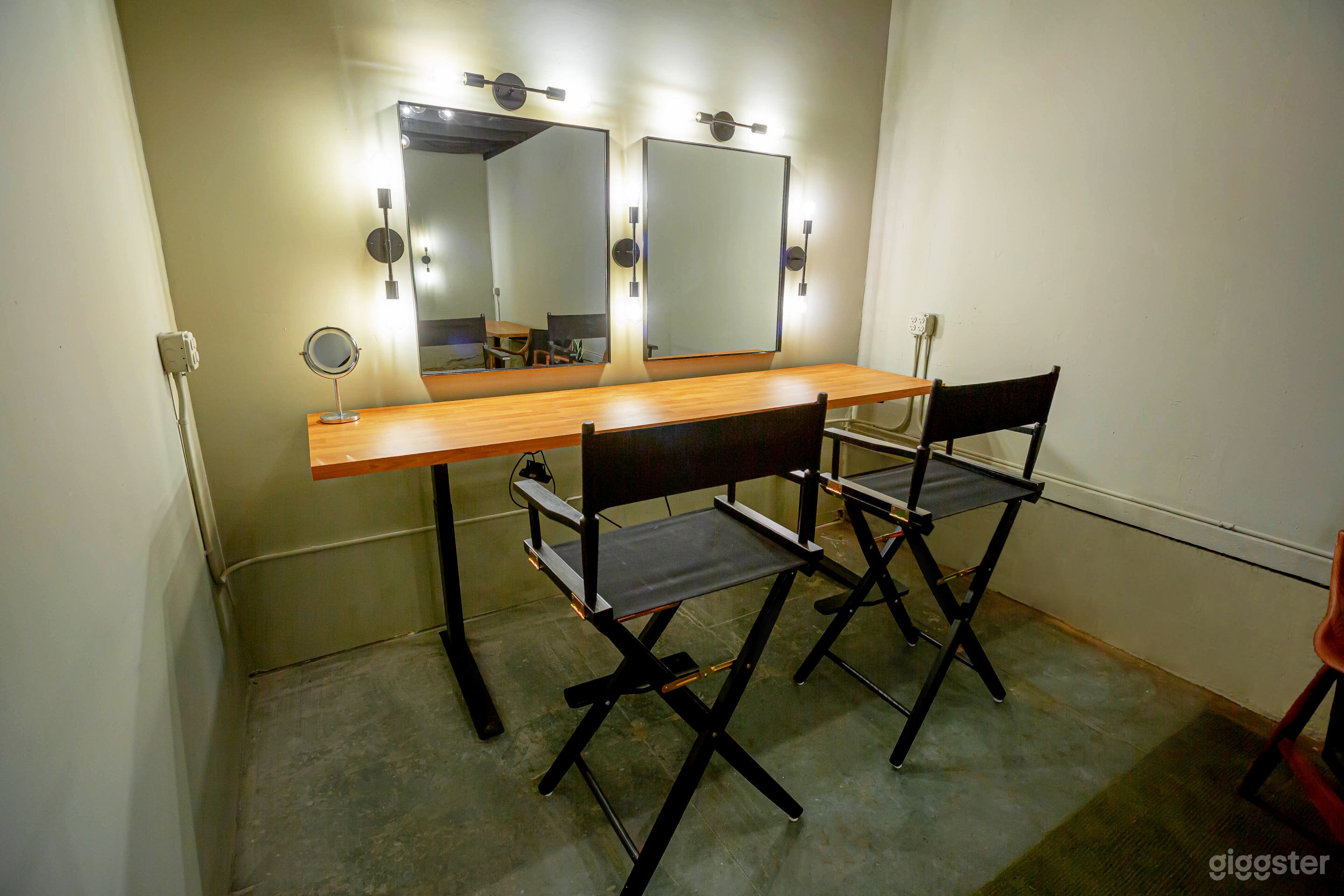 Hair &amp; Makeup Area