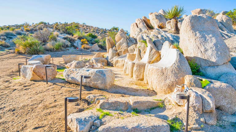  16-person propane fire pit 