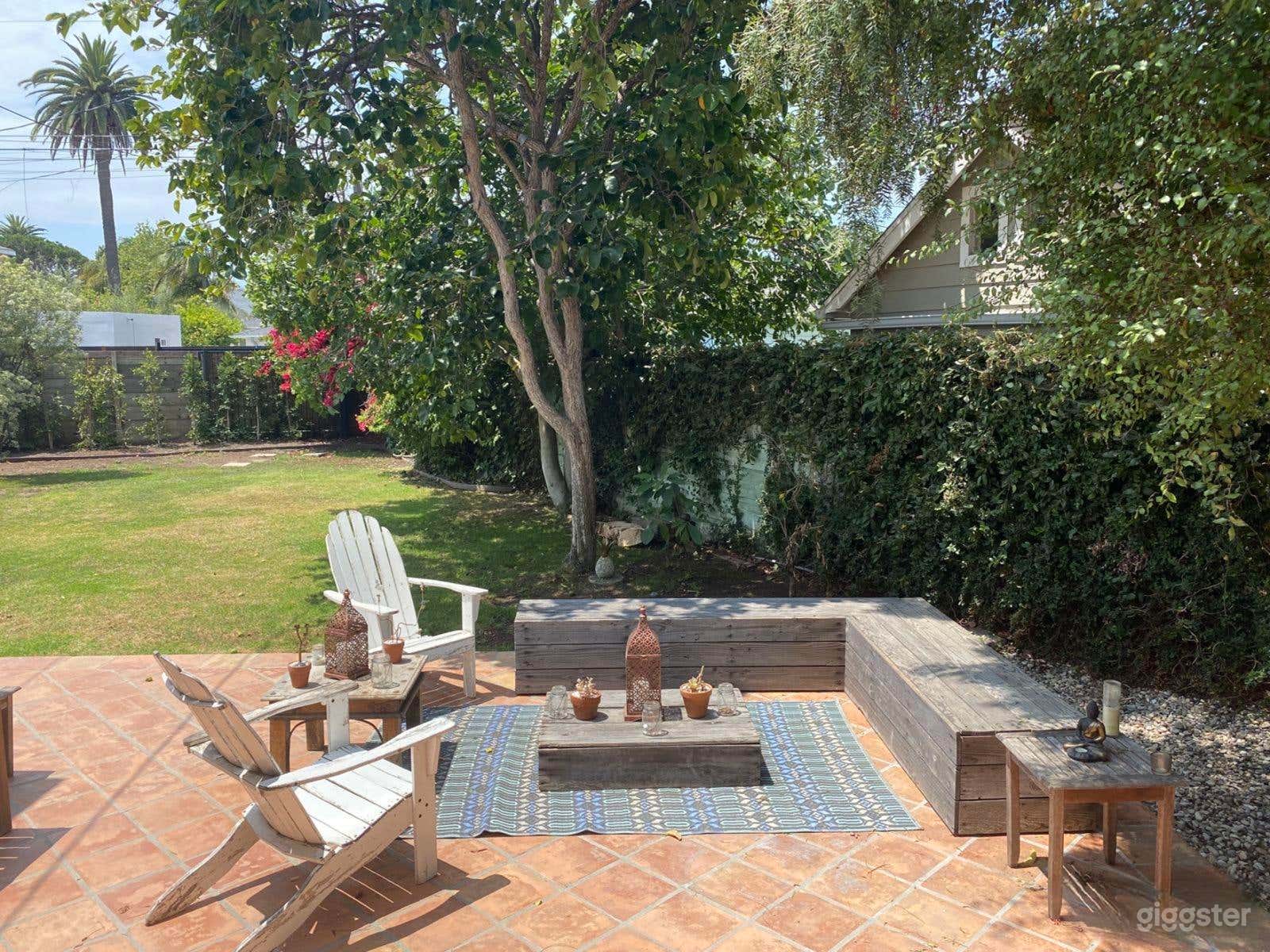 Dreamy 1920s Spanish-Style Backyard Photo 3