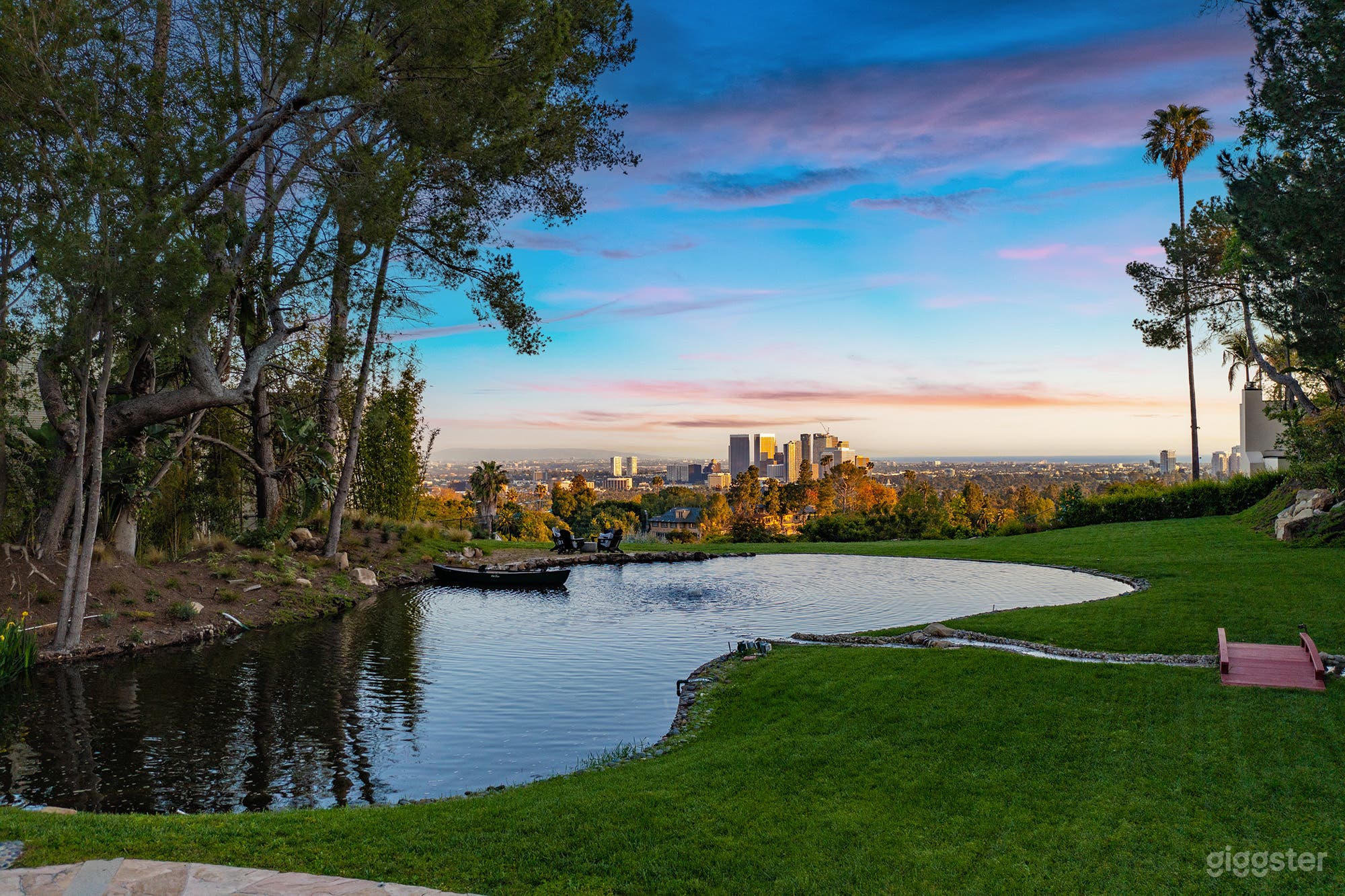 Beverly Hills Mansion with Lake and Basketball Court Photo 3
