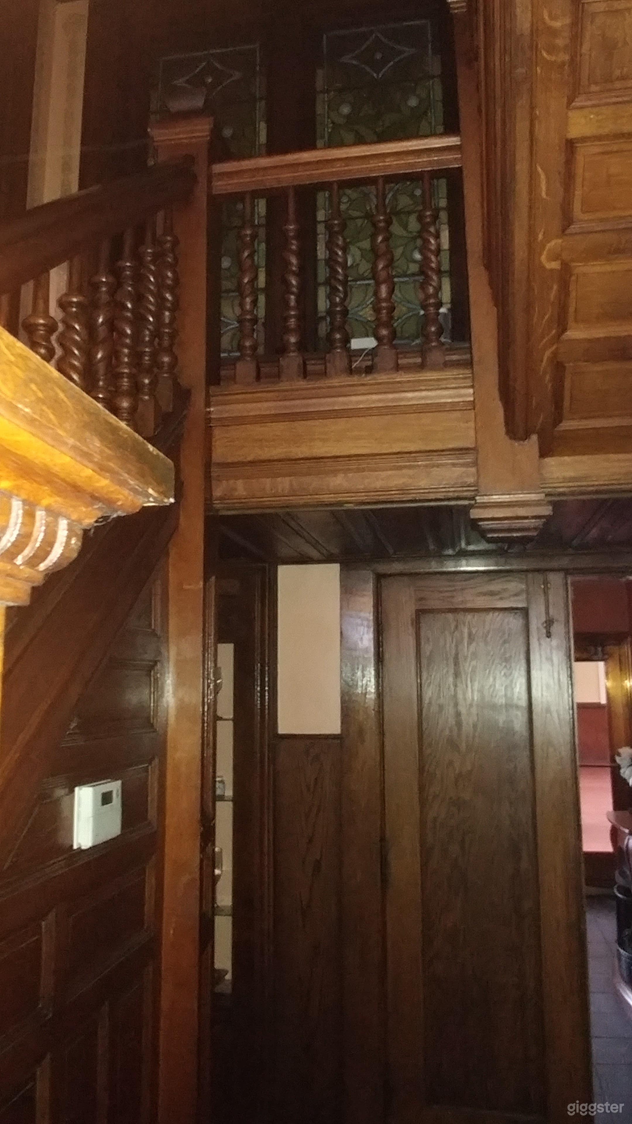 Fabulous handcrafted woodwork.