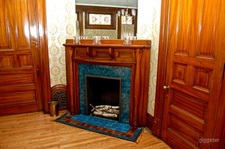  Each room has a tile and cherry fireplace. 