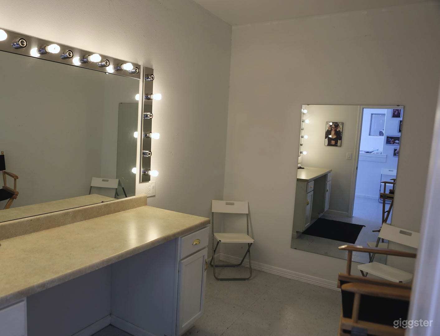 Private dressing room