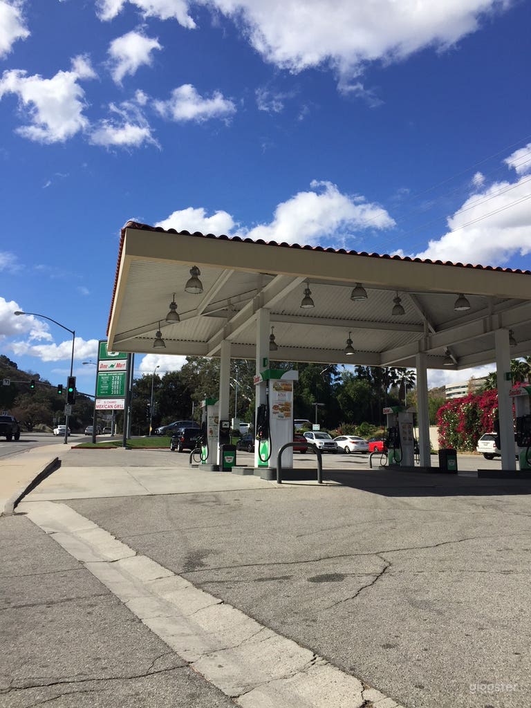  Pumps of the Gas Station on Calabasas Rd. 