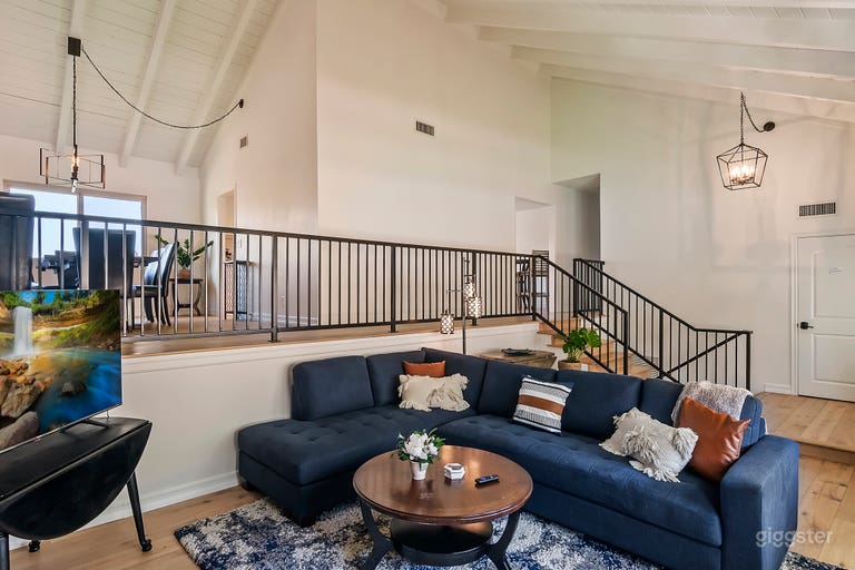  Living room view towards the upper level of the house 