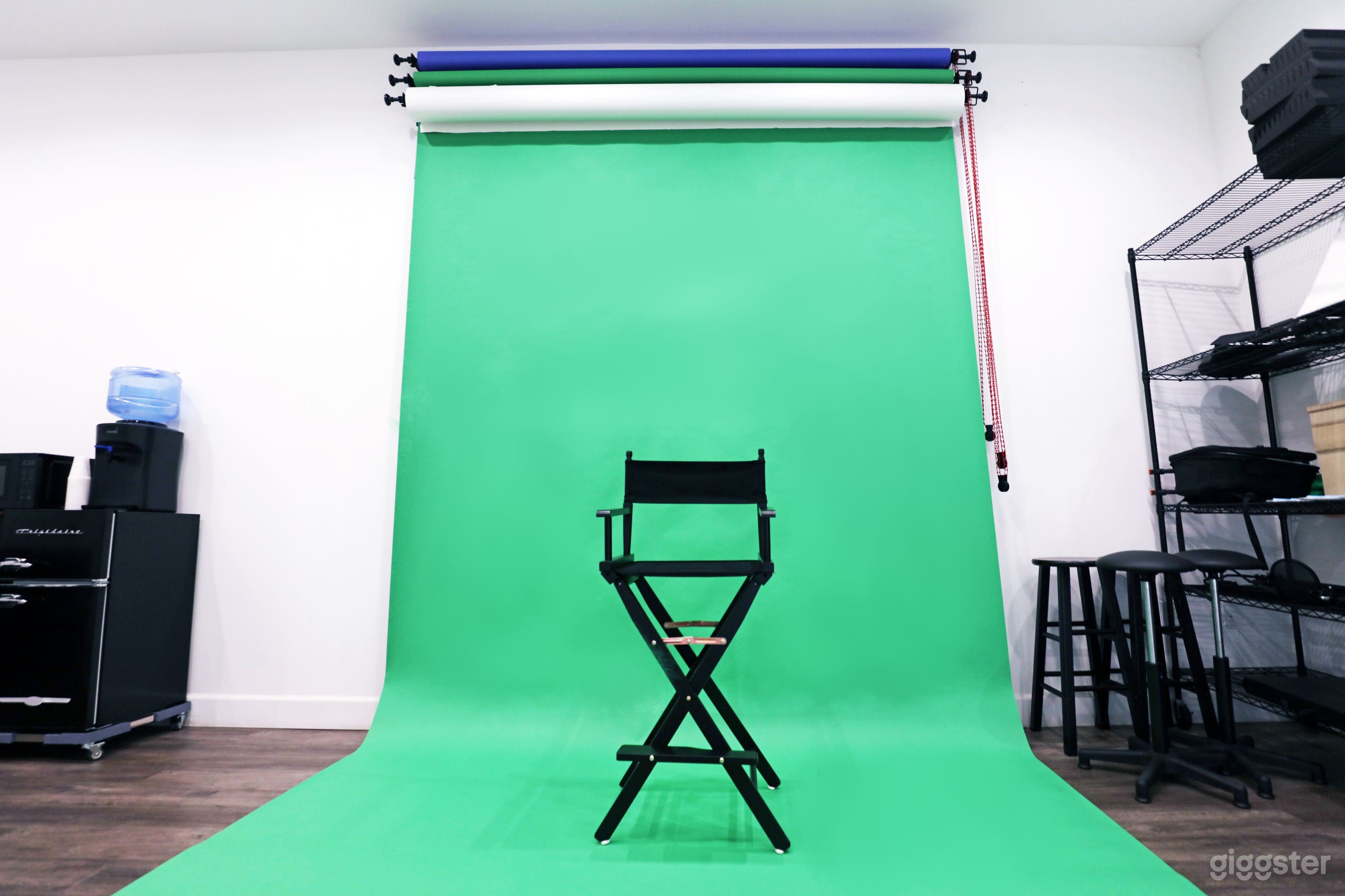 9 ft wide paper backdrop with multiple color options
