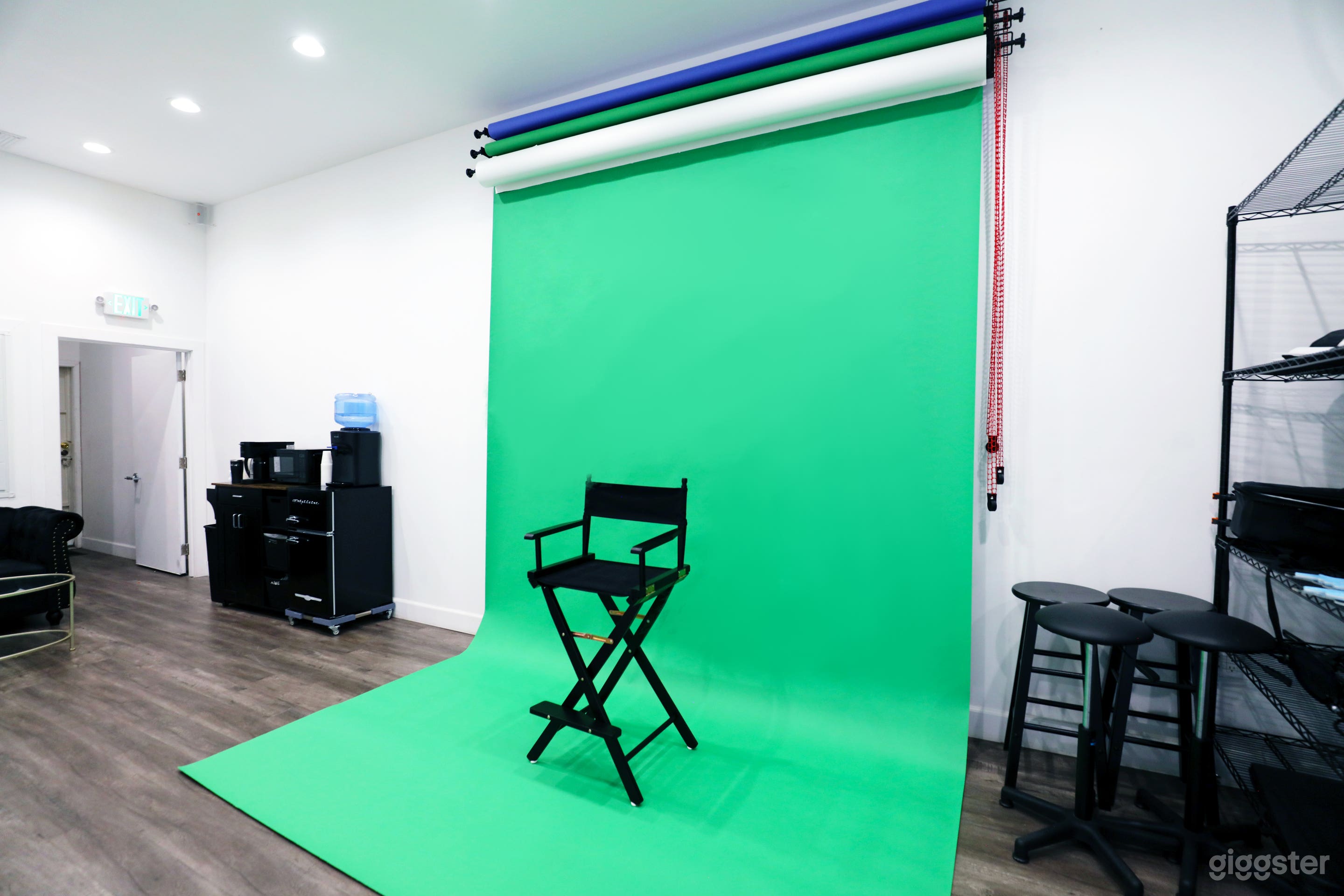 9 ft wide paper backdrop with multiple color options