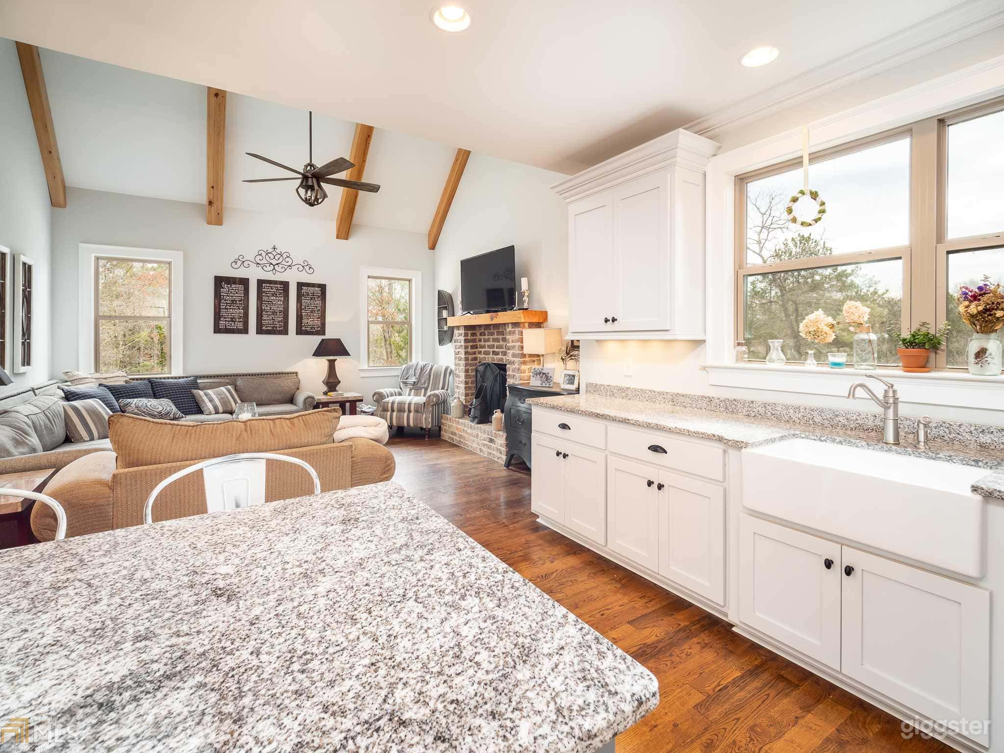 Kitchen Overlooking the Keeping Room