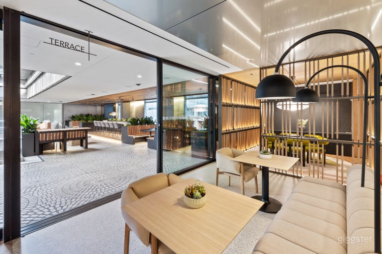  Social Lounge leading to Terrace  