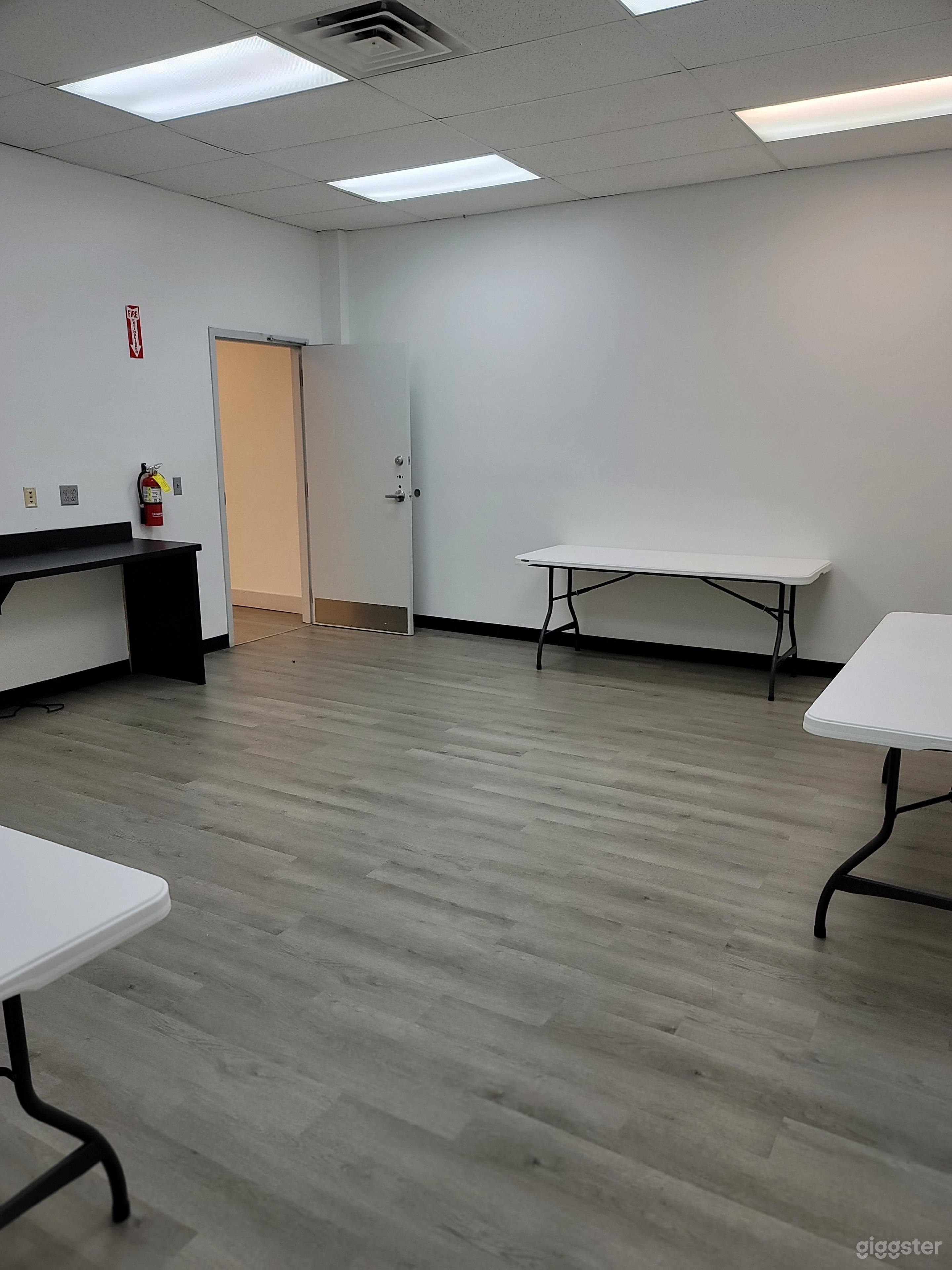 Overflow room leading into main event area