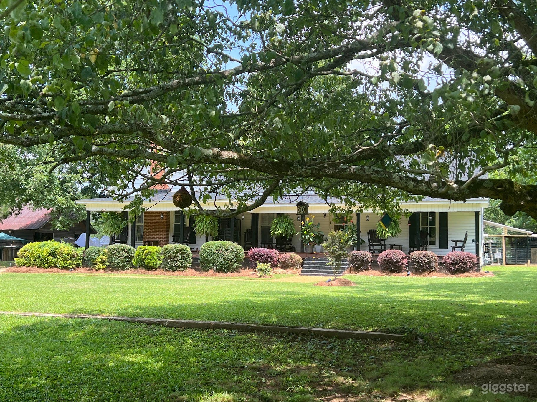 Front of the old farmhouse