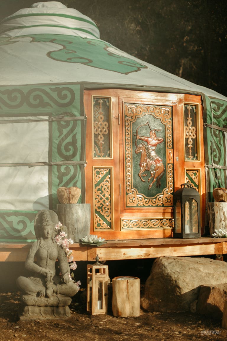  MONGOLIAN YURT | Hand-Carved, Ornate, Cinematic  