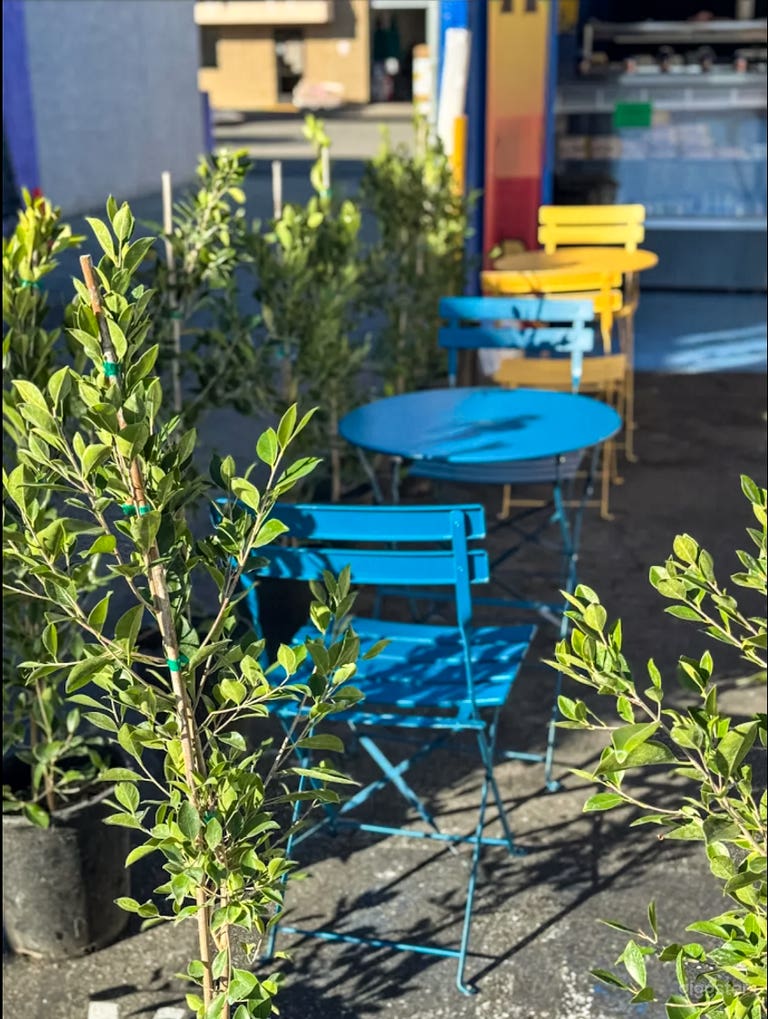  Burger Stand w/ Colorful Patio & Urban Backlot Vibes 